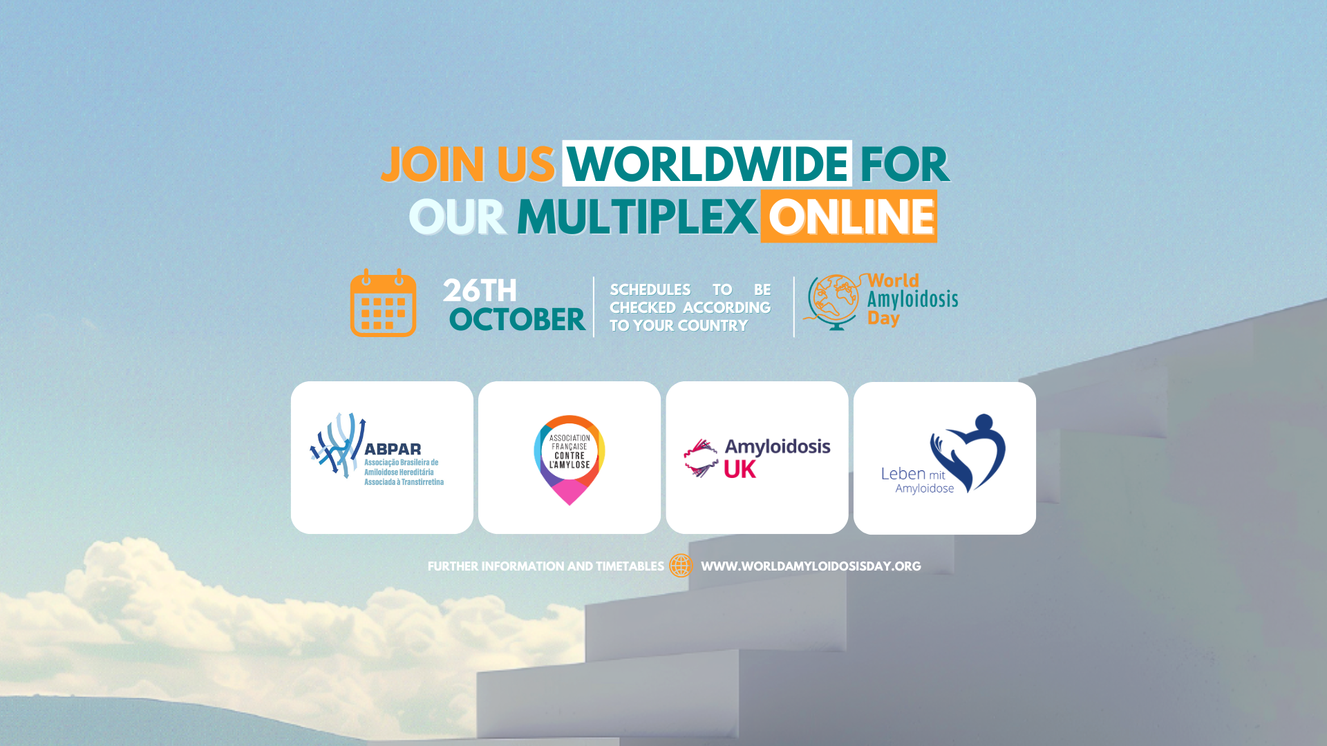 Join Us for a Global Live Event on World Amyloidosis Day – October 26, 2024!