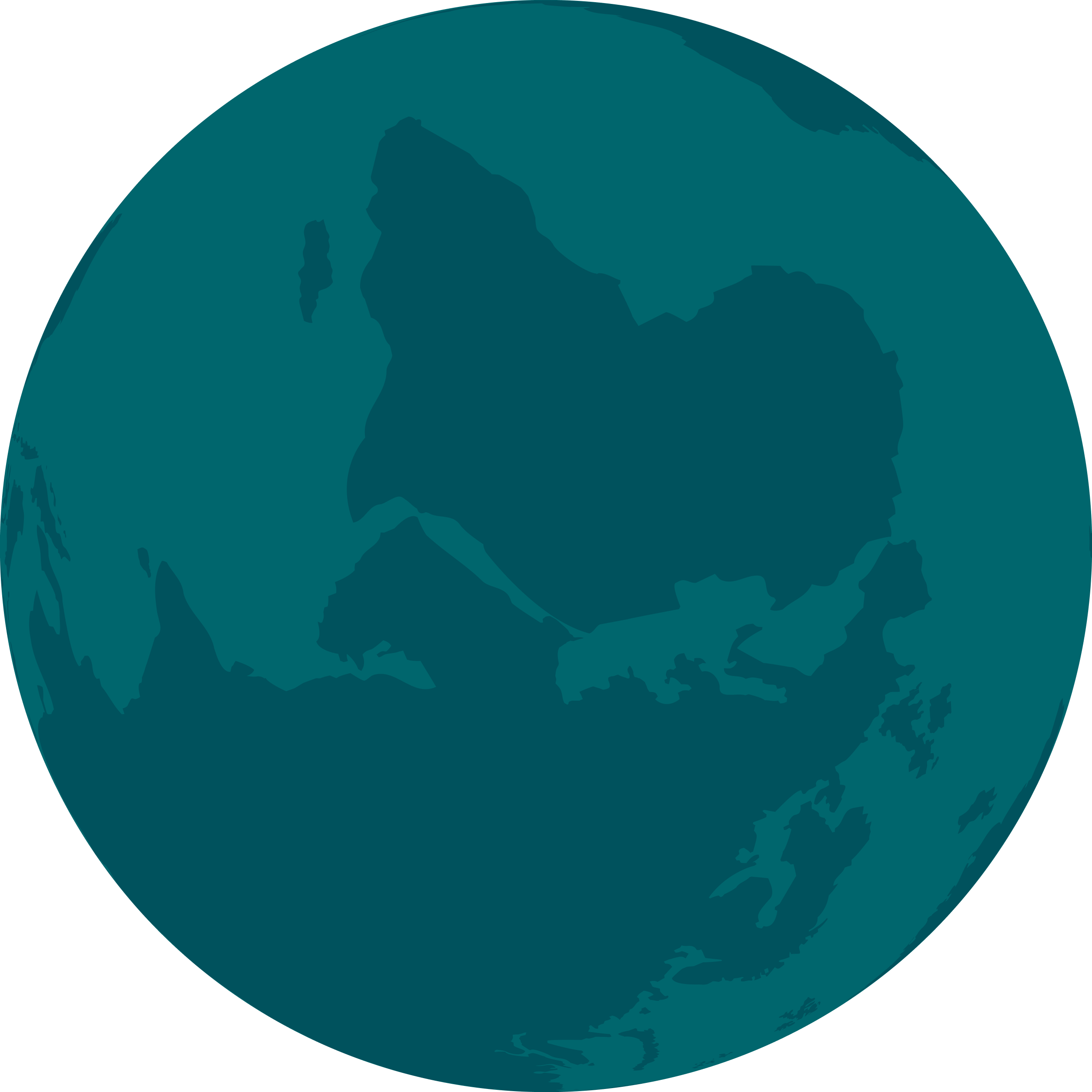 Illustrated globe